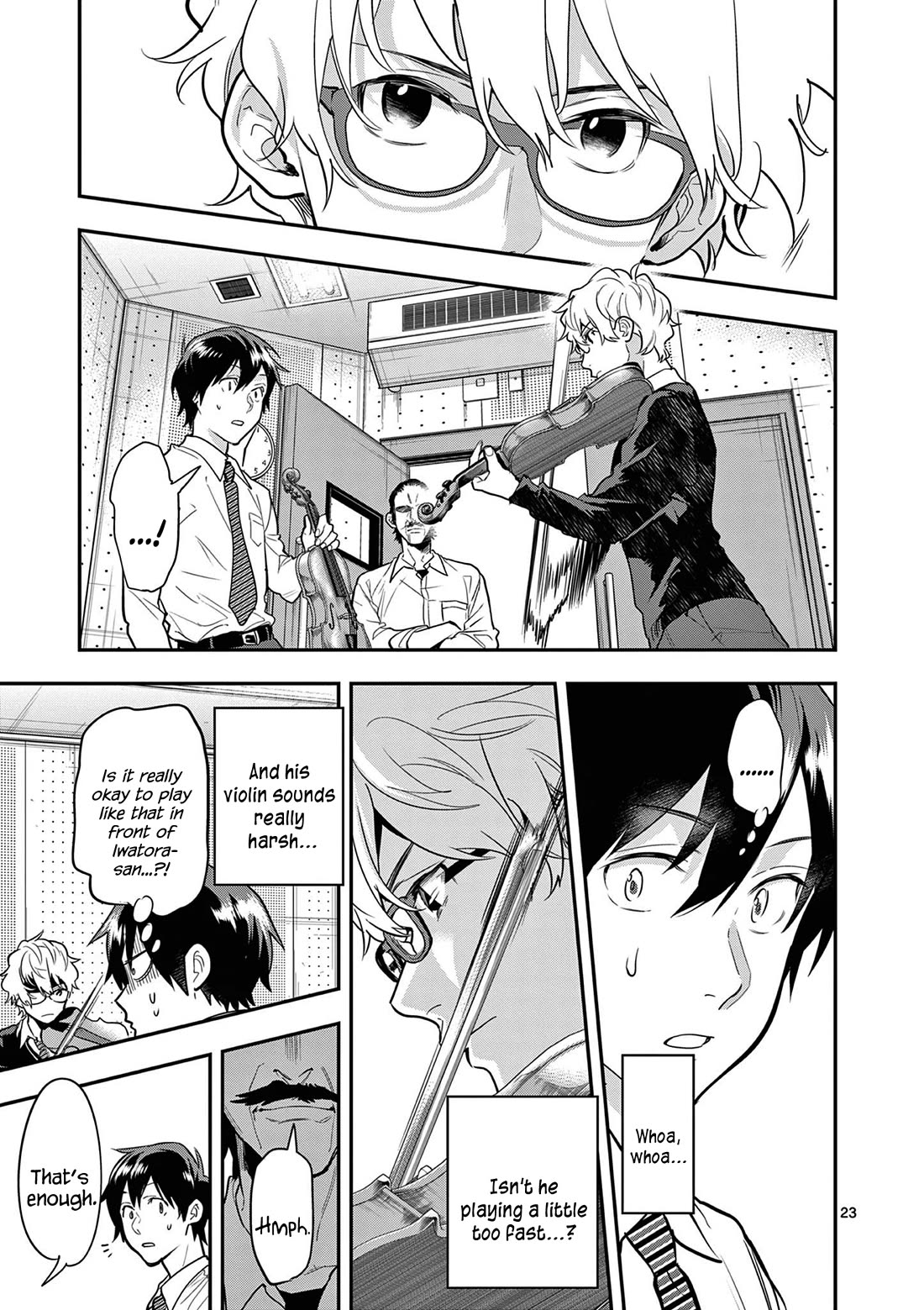 Ao no Orchestra Chapter 67 page 23 - Chapter 67: Not Fun