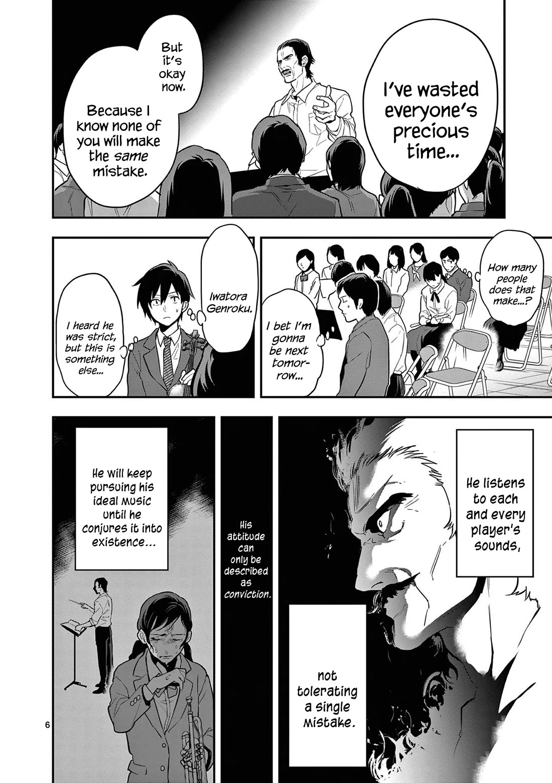 Ao no Orchestra Chapter 67 page 6 - Chapter 67: Not Fun
