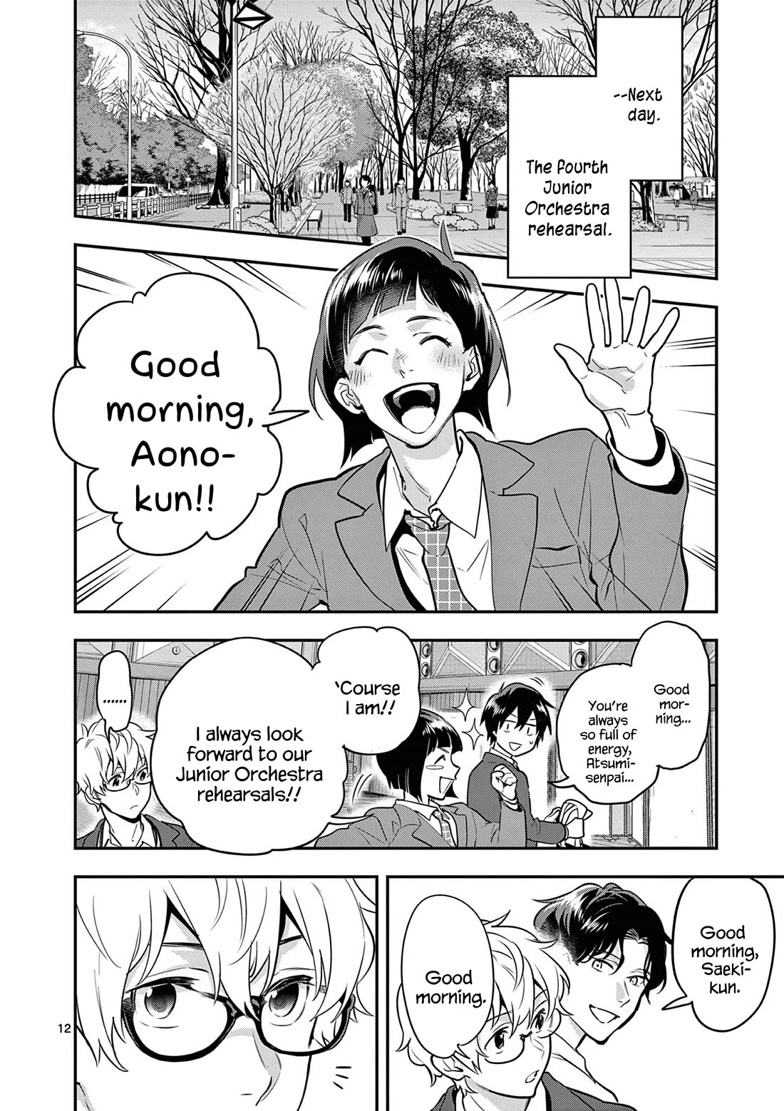 Ao no Orchestra Chapter 68 page 12 - Chapter 68