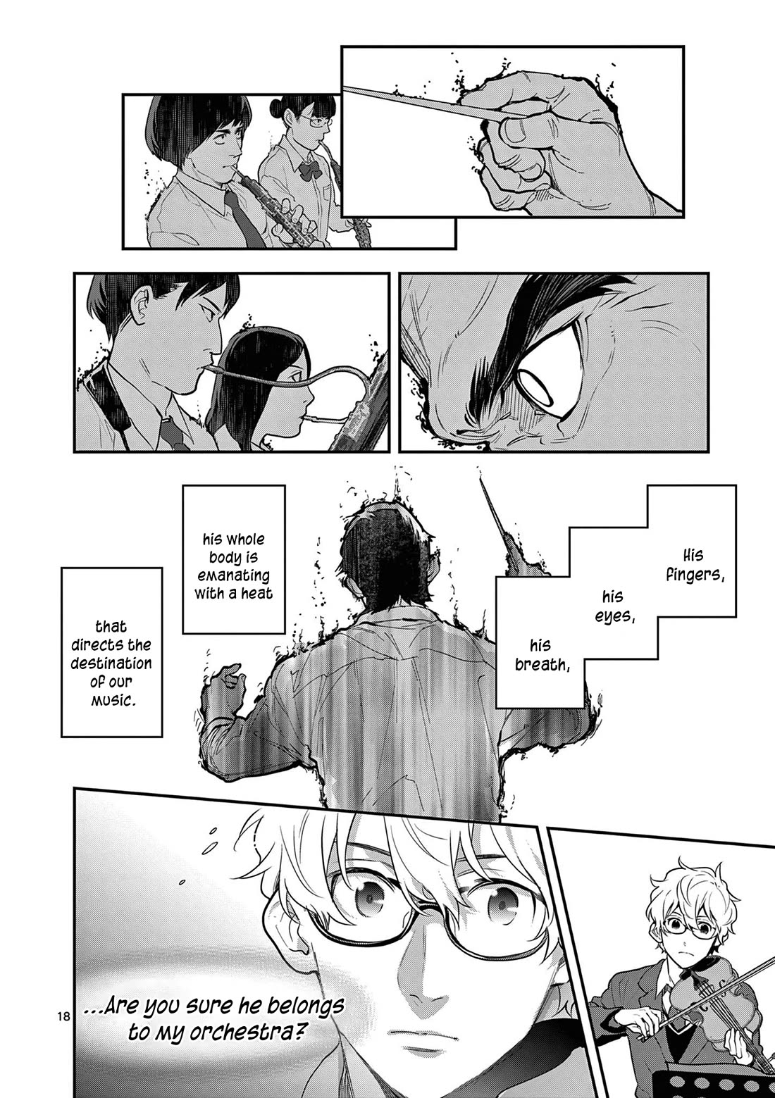 Ao no Orchestra Chapter 68 page 18 - Chapter 68