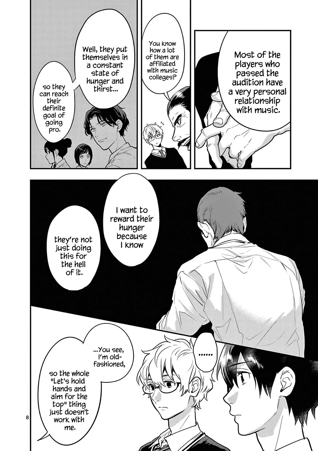 Ao no Orchestra Chapter 68 page 8 - Chapter 68