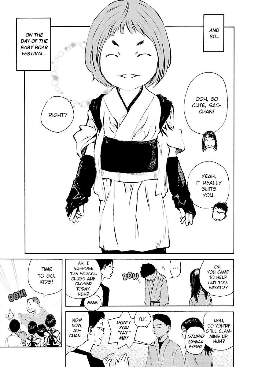 Ao no Shima to Neko Ippiki Chapter 10 page 13 - Chapter 10: The Day of the Boar Festival