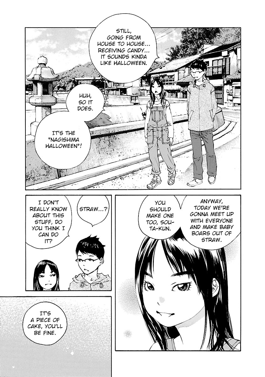 Ao no Shima to Neko Ippiki Chapter 10 page 5 - Chapter 10: The Day of the Boar Festival