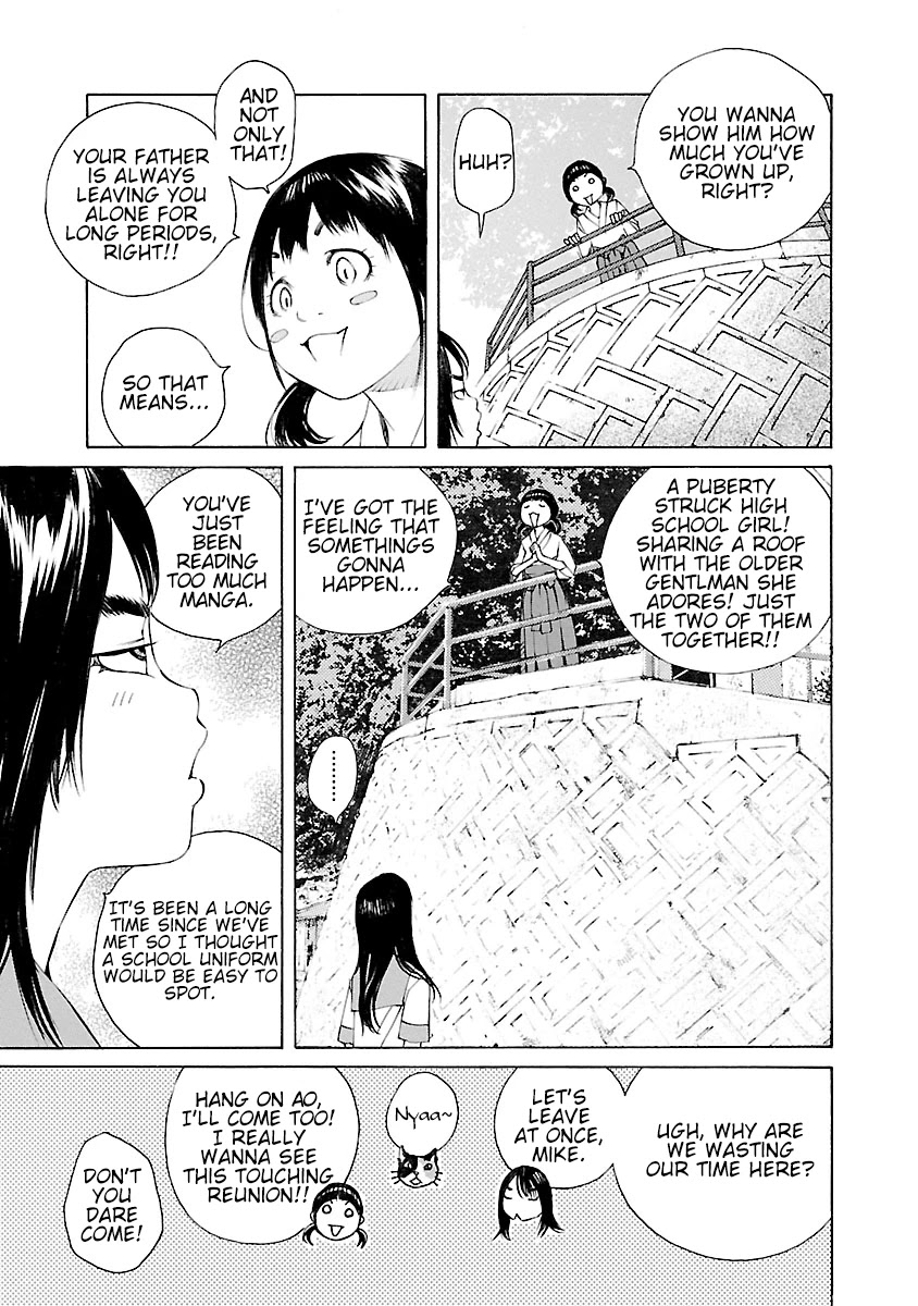 Ao no Shima to Neko Ippiki Chapter 14.5 page 18 - Chapter 14.5: Omake1: Mike's Everyday Life / Omake 2: Reunion