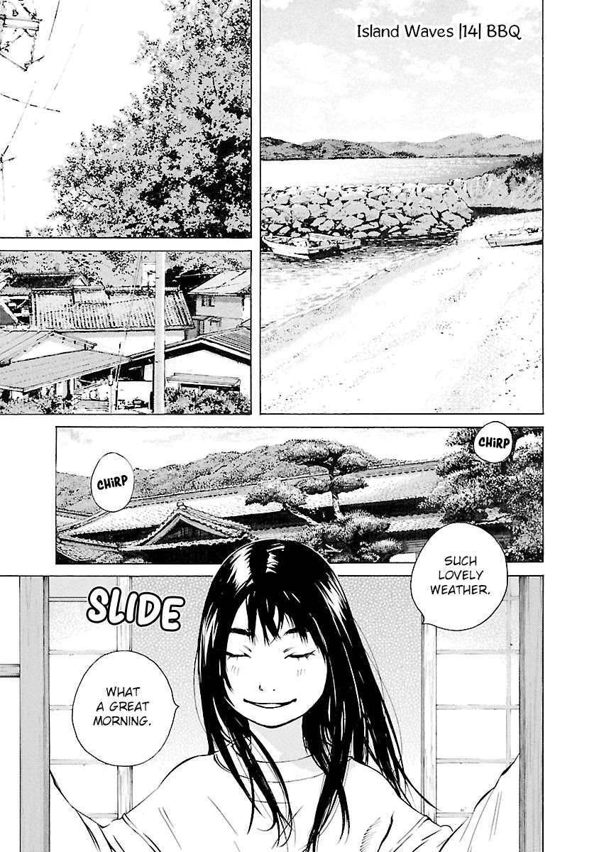 Ao no Shima to Neko Ippiki Chapter 14 page 1 - Chapter 14: BBQ