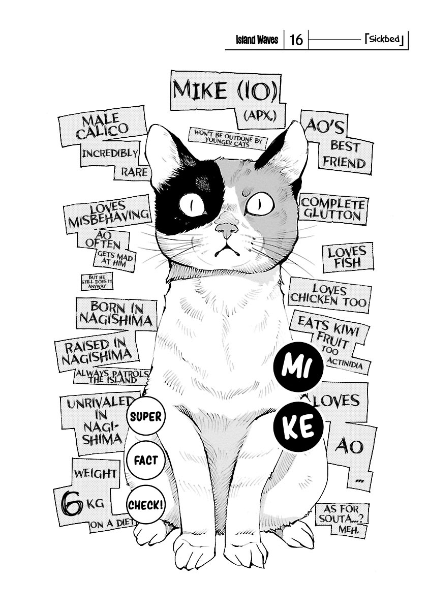 Ao no Shima to Neko Ippiki Chapter 16 page 3 - Chapter 16: sickbed