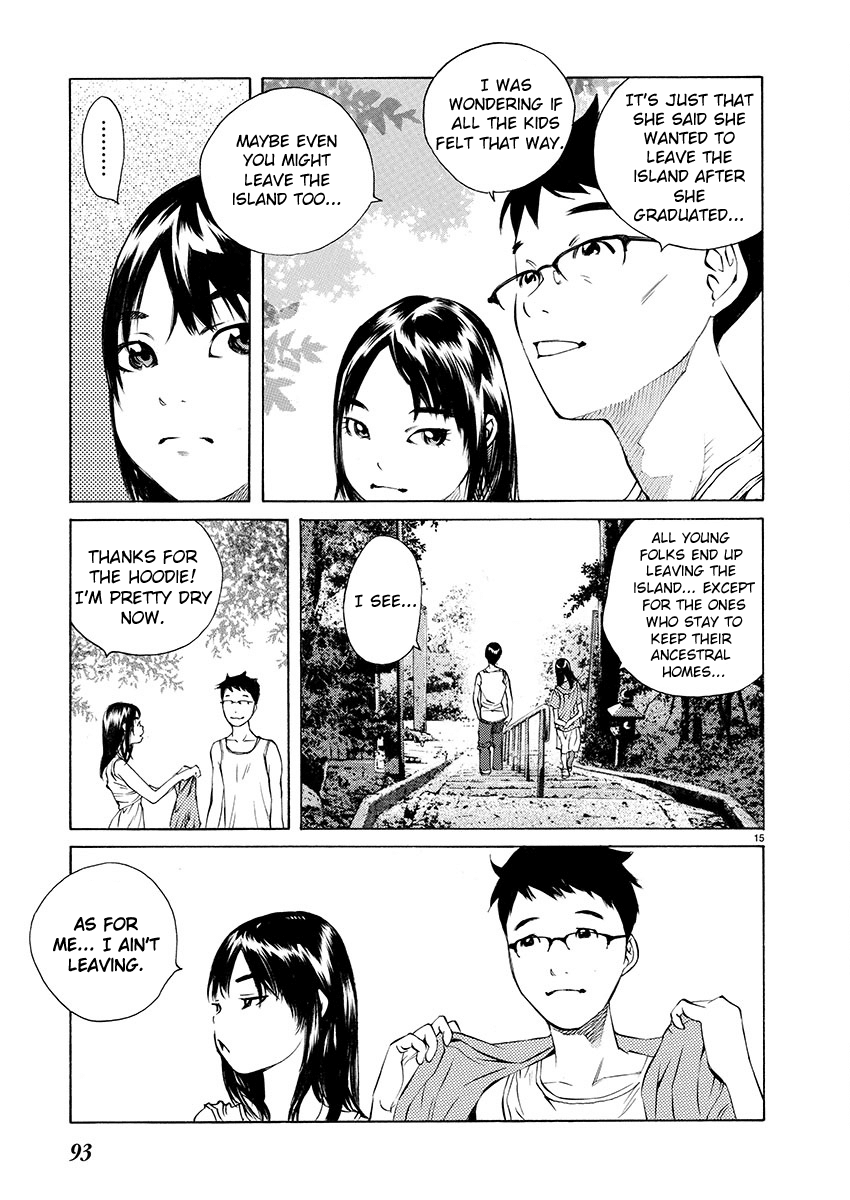 Ao no Shima to Neko Ippiki Chapter 3 page 15 - Chapter 3: The Local Shinto Deity