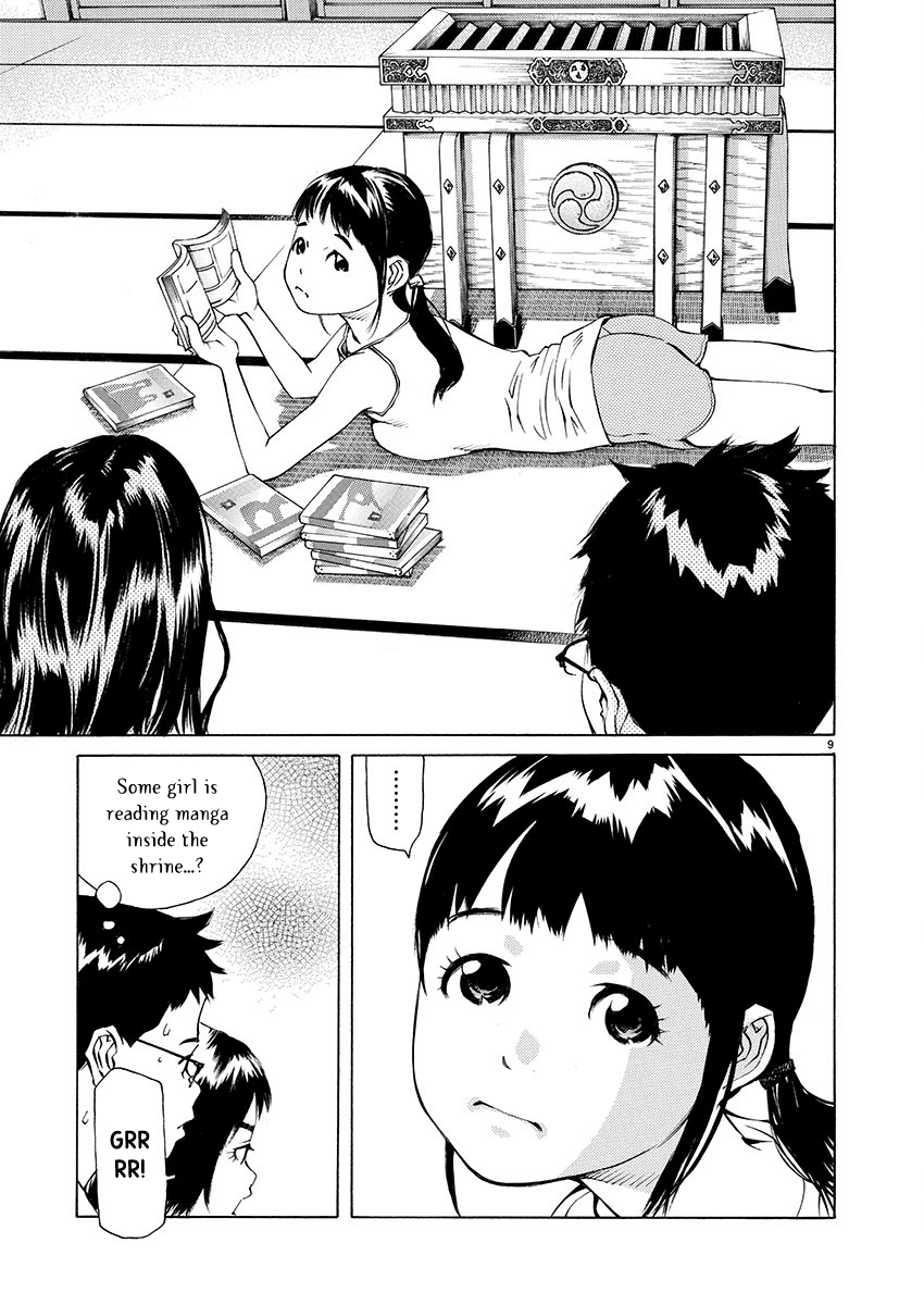 Ao no Shima to Neko Ippiki Chapter 3 page 9 - Chapter 3: The Local Shinto Deity