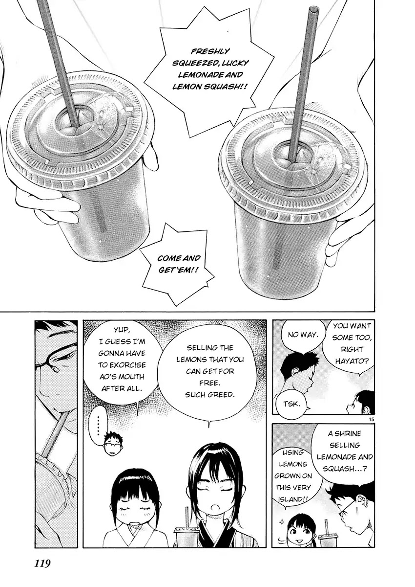 Ao no Shima to Neko Ippiki Chapter 4 page 15 - Chapter 4: The Summer Triangle