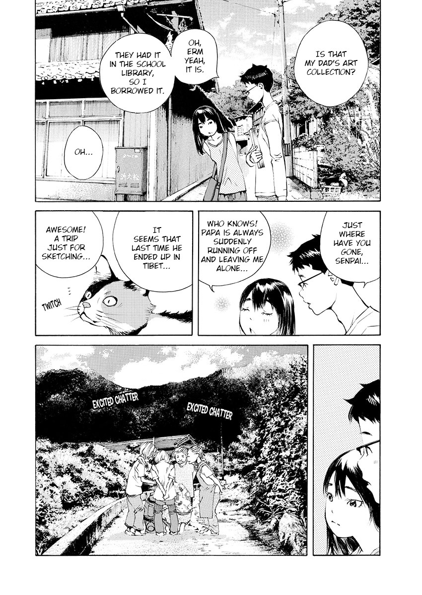 Ao no Shima to Neko Ippiki Chapter 7 page 9 - Chapter 7: Drawing