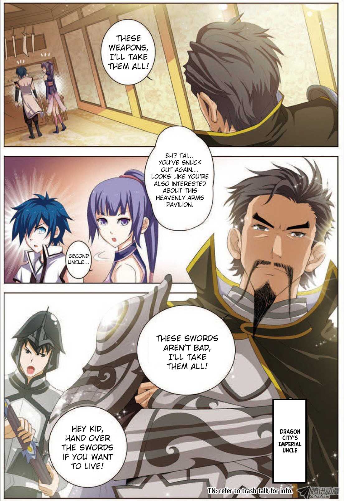 Ao Shi Jiu Chong Tian Chapter 14.1 page 4 - Chapter 14.1