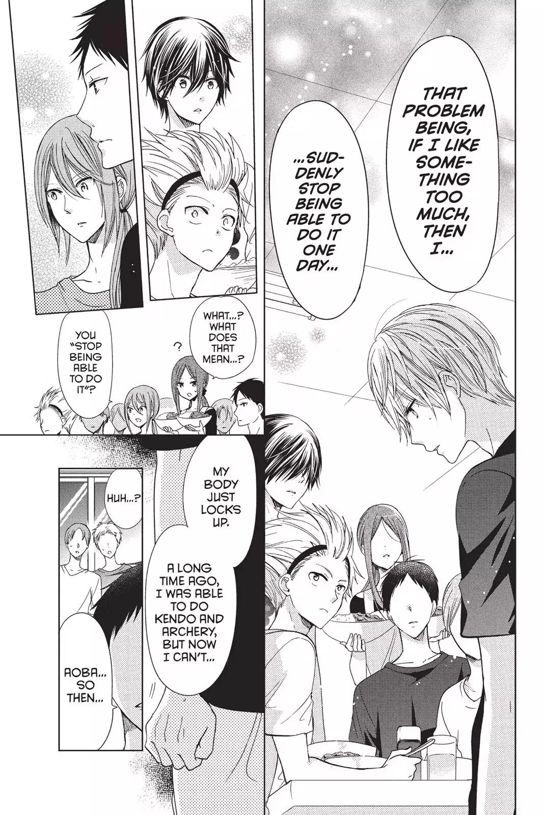 Aoba-kun ni Kikitai Koto Chapter 17 page 22 - Chapter 17: I've Taken All Your Courage