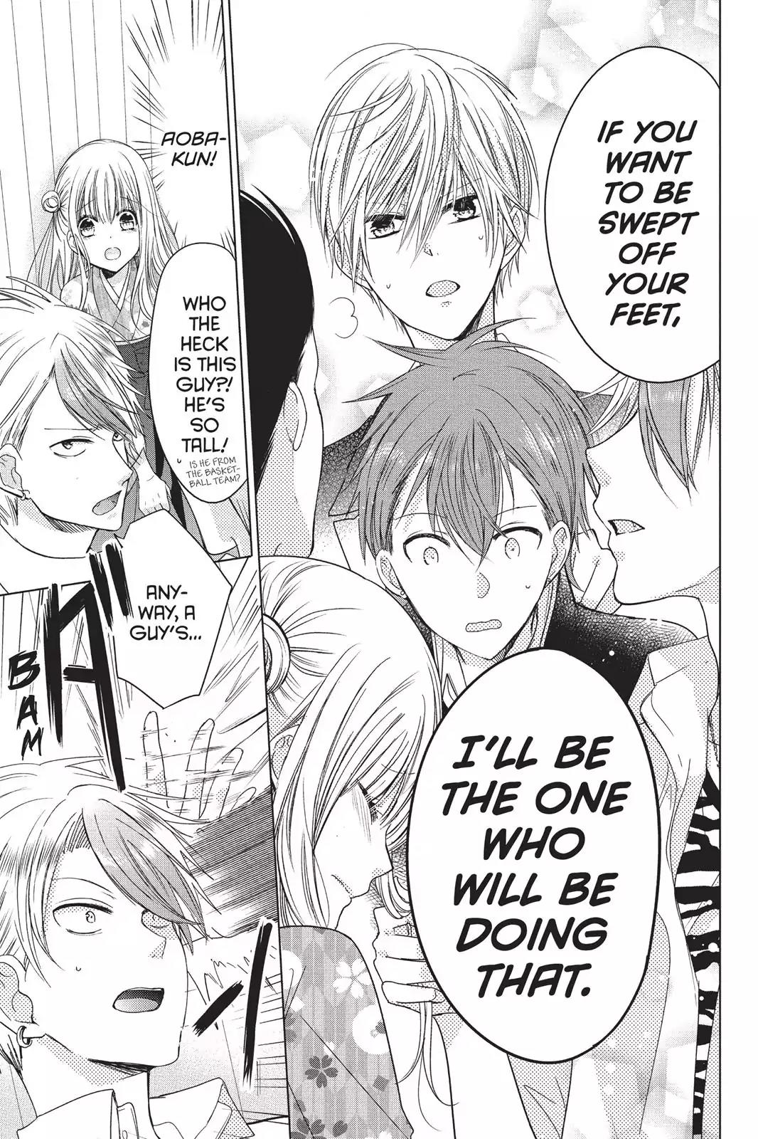 Aoba-kun ni Kikitai Koto Chapter 20 page 23 - Chapter 20: I Won't Let Go