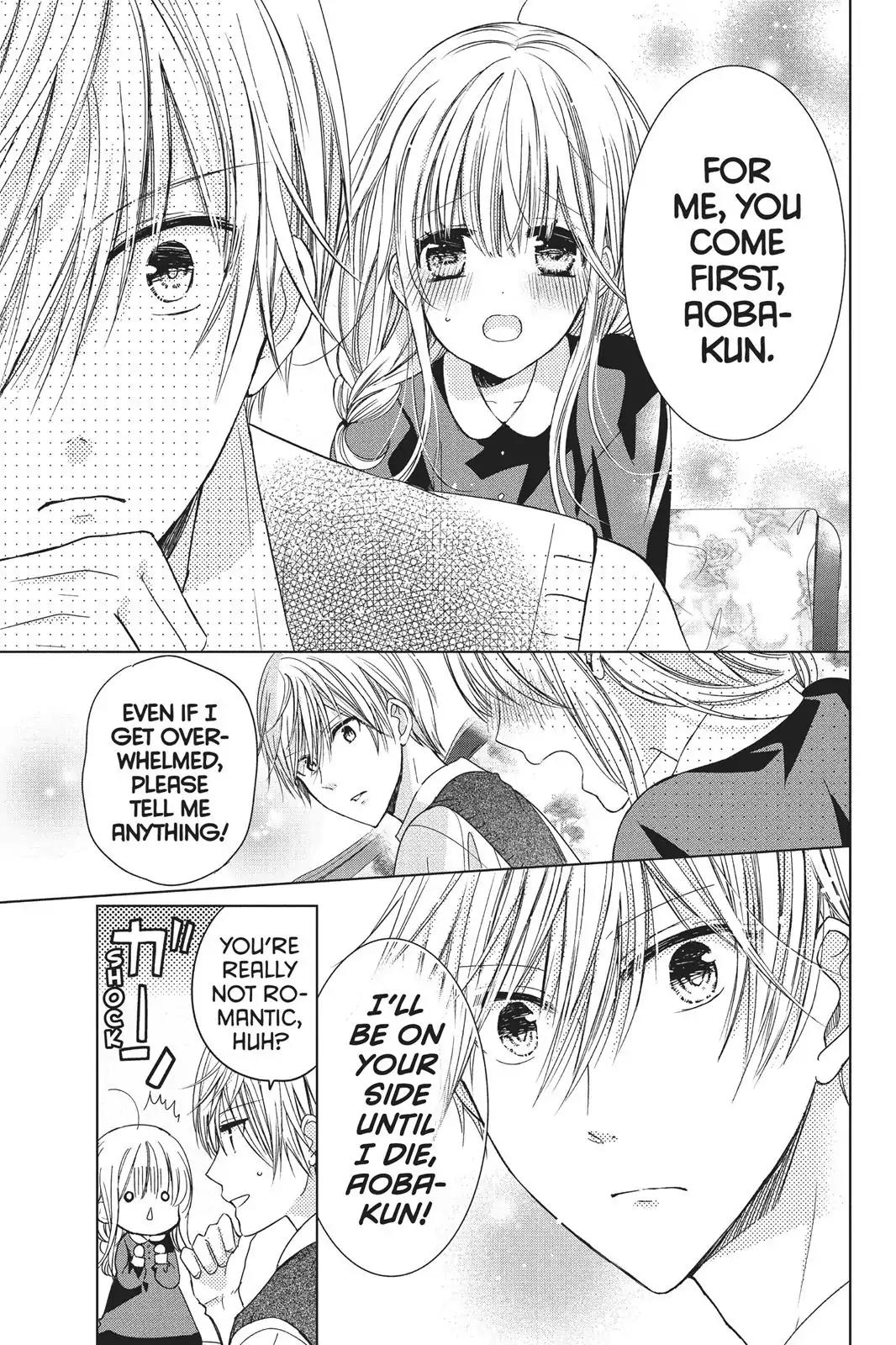 Aoba-kun ni Kikitai Koto Chapter 22 page 35 - Chapter 22: Hard to Breath