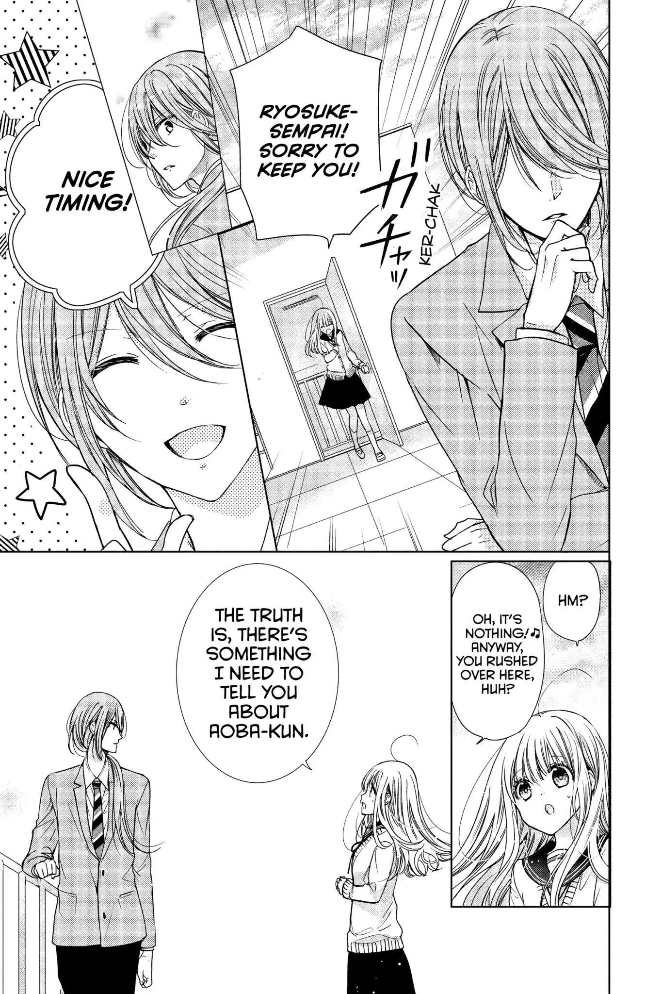 Aoba-kun ni Kikitai Koto Chapter 28 page 7 - Chapter 28: Vol.7 Time.28: Never Miss a Word