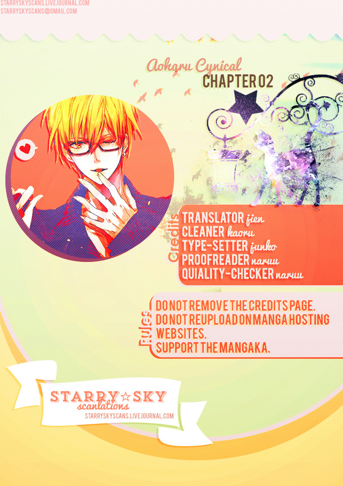 Aoharu Cynical Chapter 2 page 2 - Chapter 2 : Aoharu Cynical [Second Part]