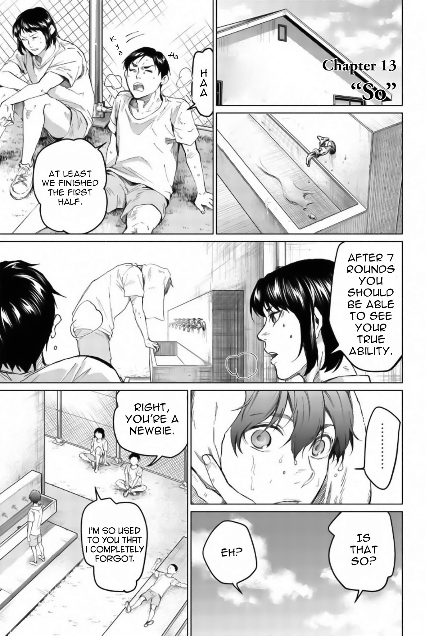 Aoiro Ping Pong Chapter 13 page 1 - Chapter 13: "So"