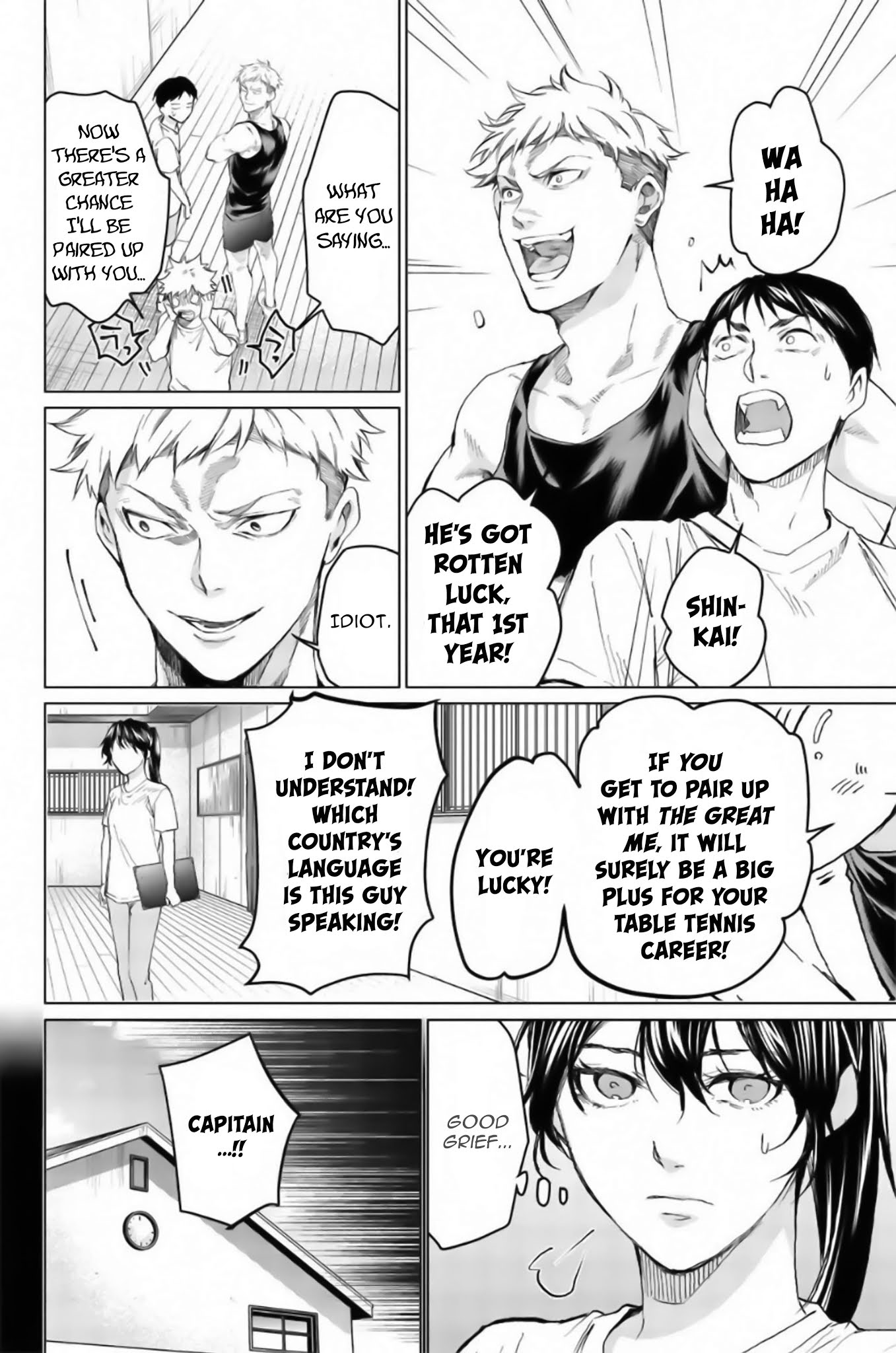 Aoiro Ping Pong Chapter 14 page 8 - Chapter 14: Regretful man