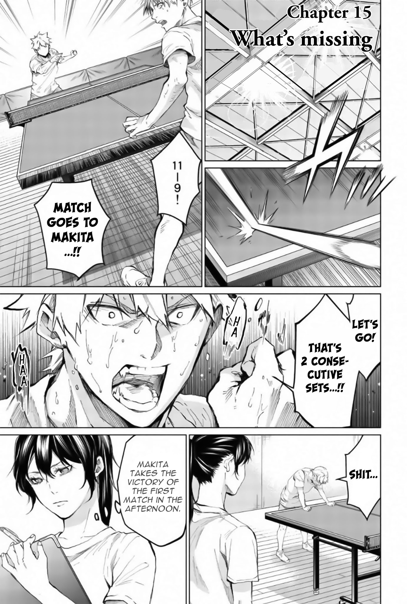 Aoiro Ping Pong Chapter 15 page 1 - Chapter 15: What’s missing