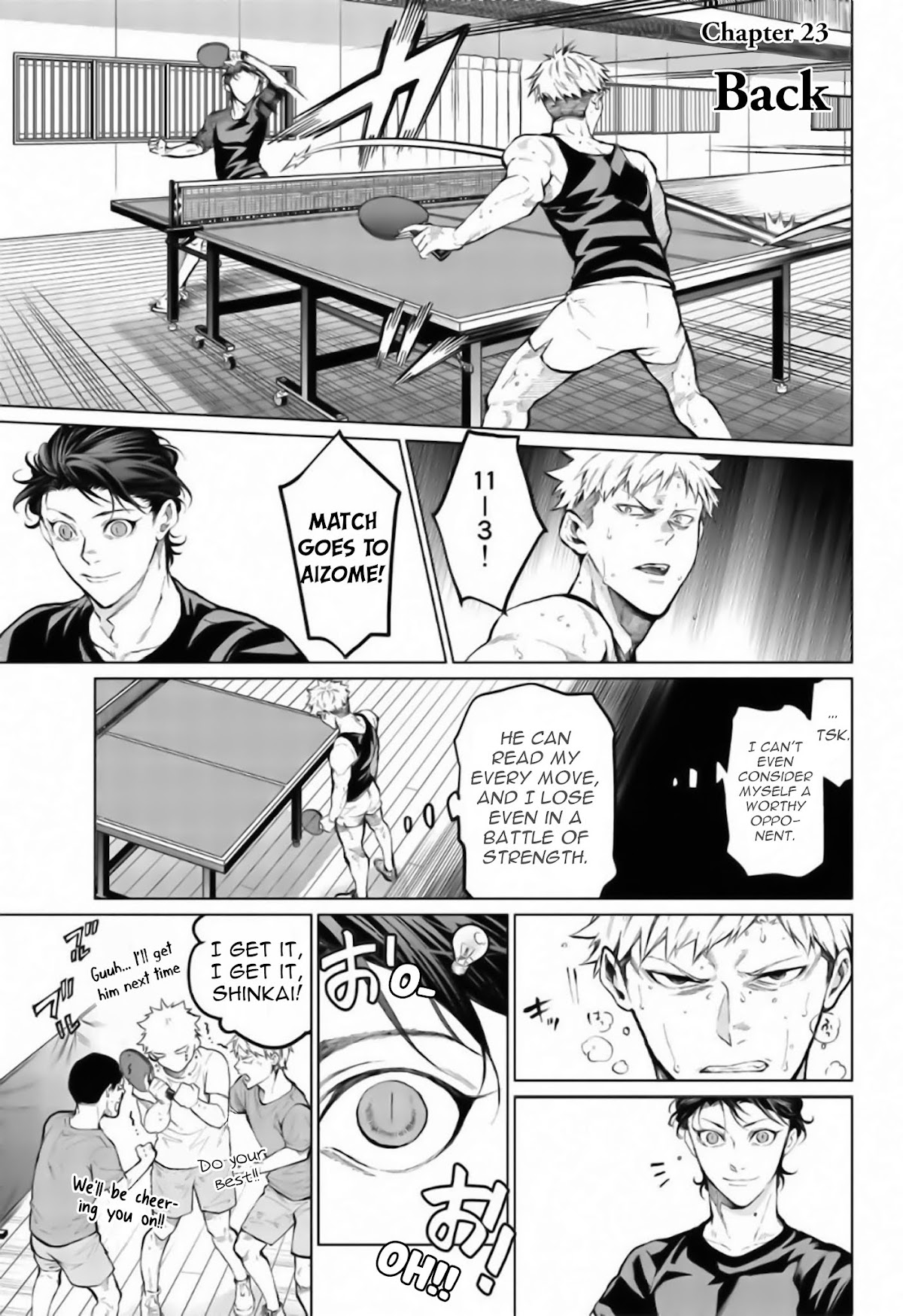 Aoiro Ping Pong Chapter 23 page 1 - Chapter 23: Back