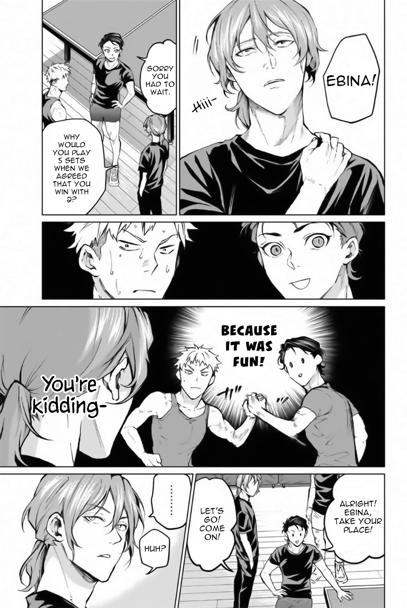 Aoiro Ping Pong Chapter 27 page 9 - Chapter 27: A Bothersome Guy