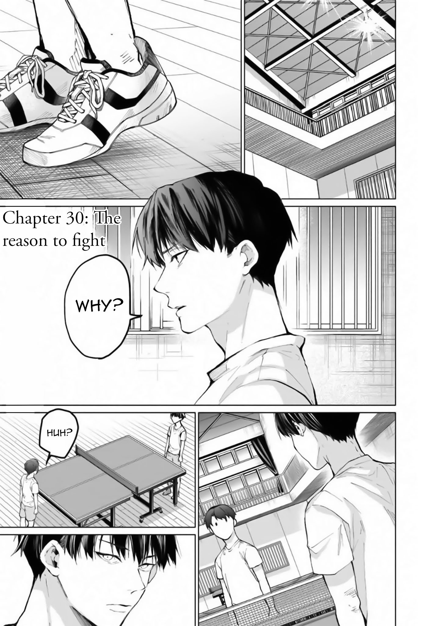 Aoiro Ping Pong Chapter 30 page 1 - Chapter 30: The reason to fight