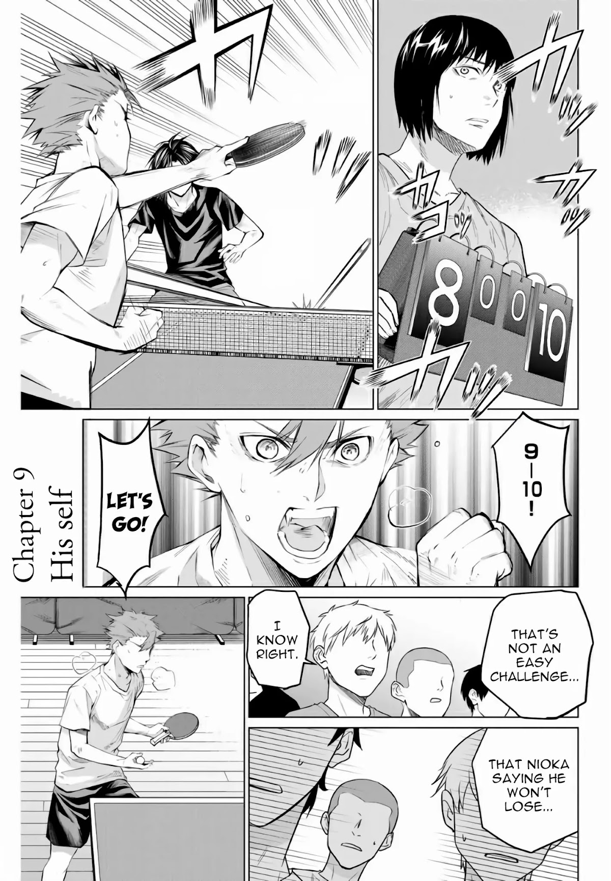 Aoiro Ping Pong Chapter 9 page 1 - Chapter 9: His self