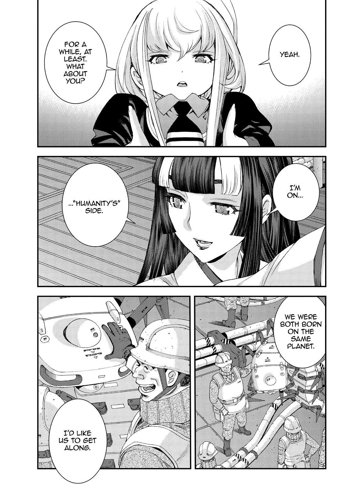 Aoki Hagane no Arpeggio Chapter 136 page 27 - Chapter 136
