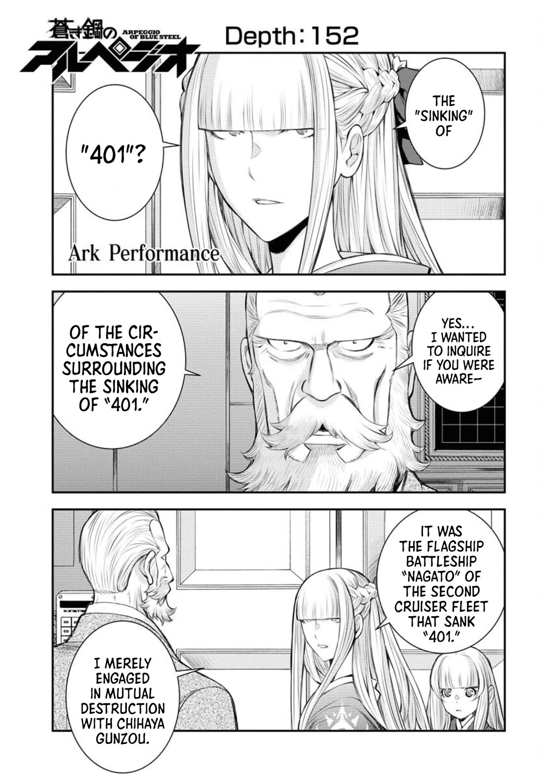 Aoki Hagane no Arpeggio Chapter 152 page 2 - Chapter 152