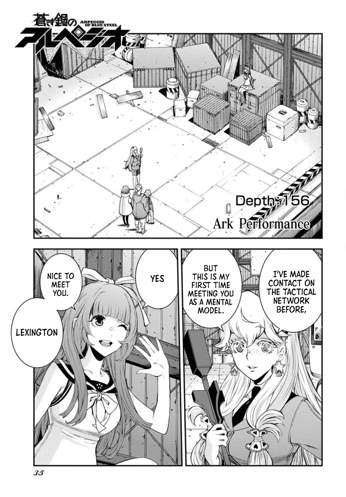 Aoki Hagane no Arpeggio Chapter 156 page 2 - Chapter 156