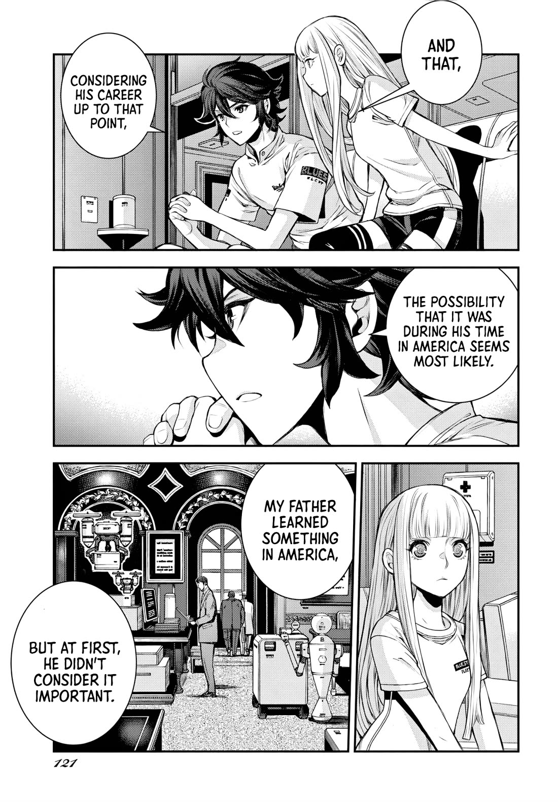 Aoki Hagane no Arpeggio Chapter 157 page 15 - Chapter 157