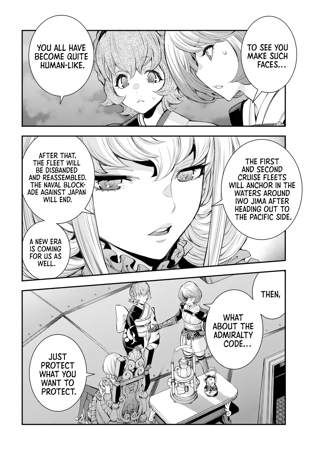 Aoki Hagane no Arpeggio Chapter 158 page 17 - Chapter 158