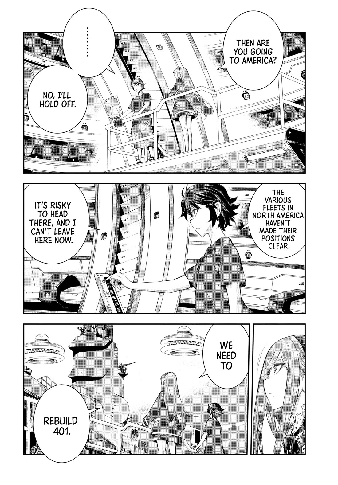 Aoki Hagane no Arpeggio Chapter 158 page 25 - Chapter 158