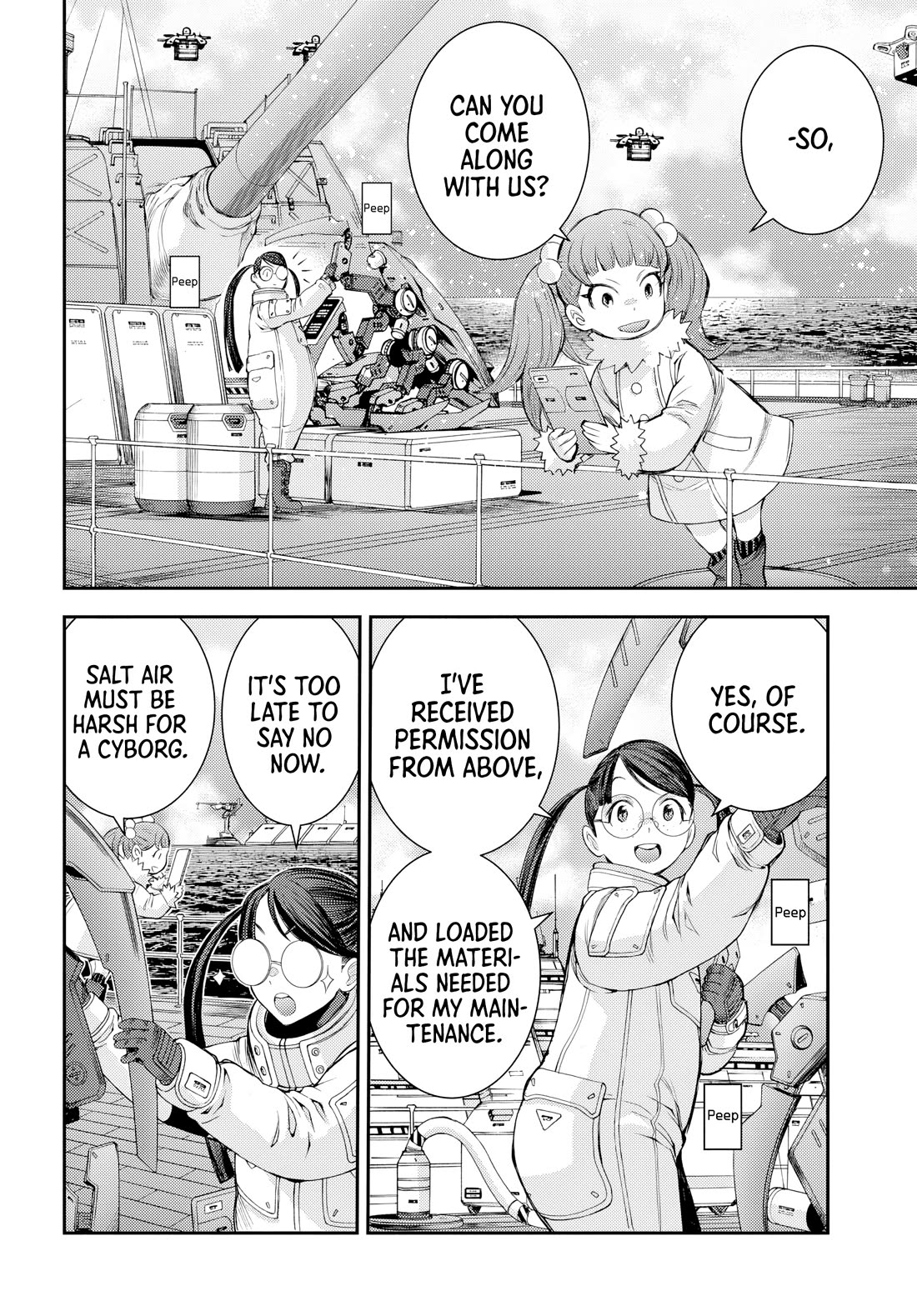Aoki Hagane no Arpeggio Chapter 158 page 3 - Chapter 158