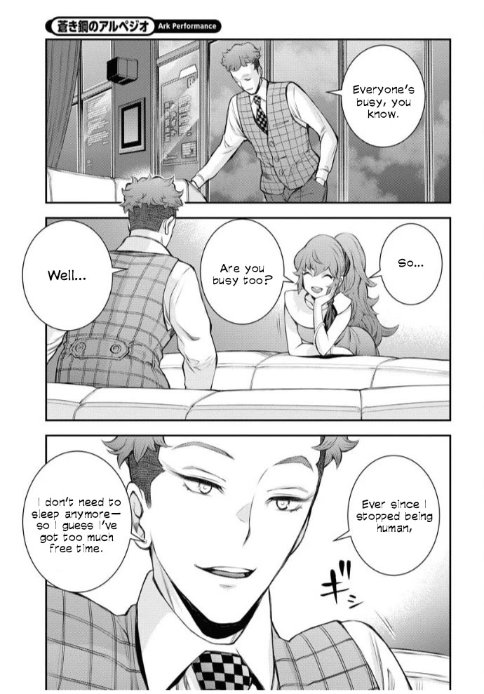 Aoki Hagane no Arpeggio Chapter 160 page 13 - Chapter 160: Depth 160