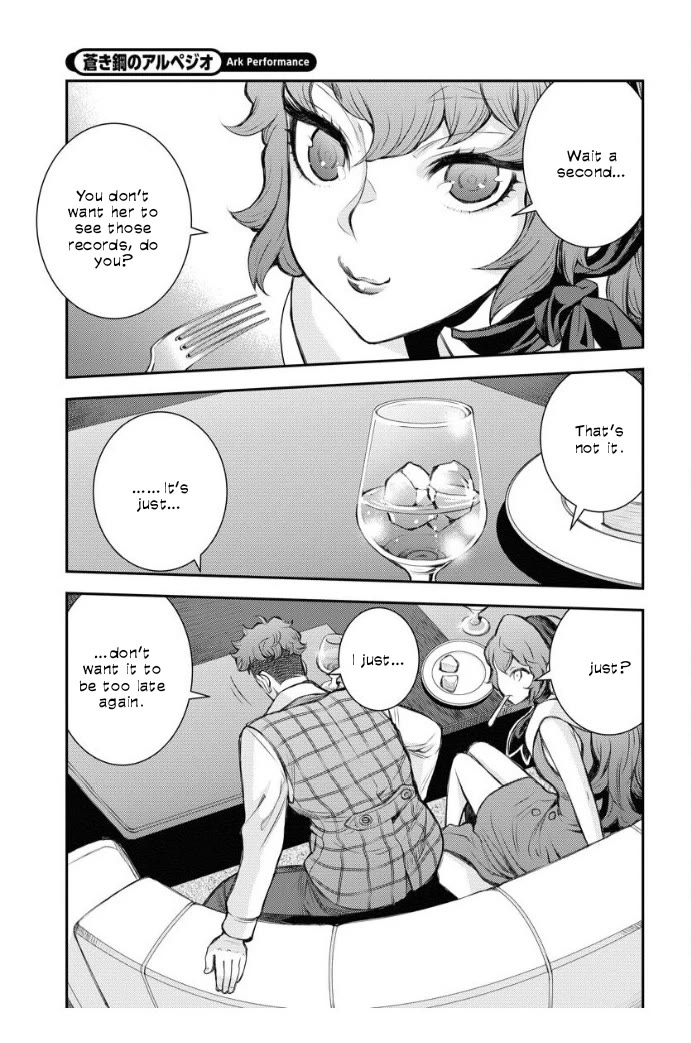 Aoki Hagane no Arpeggio Chapter 160 page 23 - Chapter 160: Depth 160