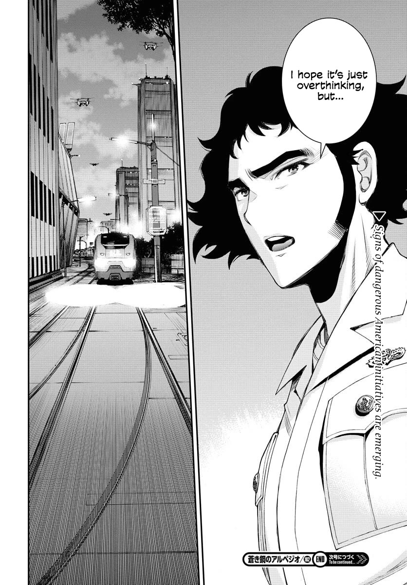 Aoki Hagane no Arpeggio Chapter 162 page 28 - Chapter 162