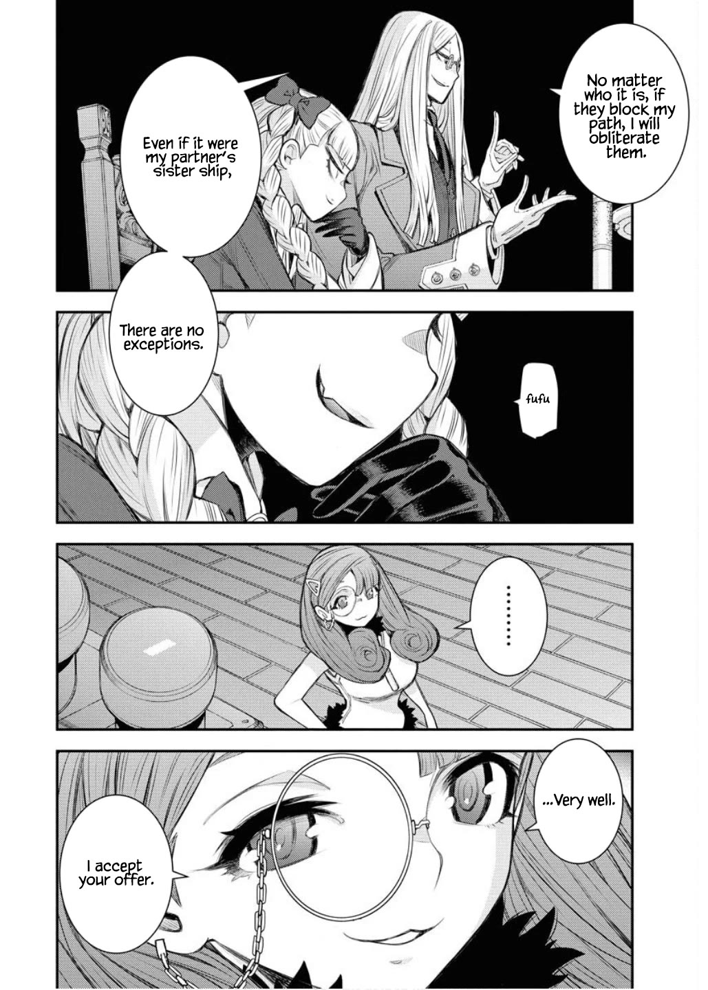 Aoki Hagane no Arpeggio Chapter 164 page 37 - Chapter 164