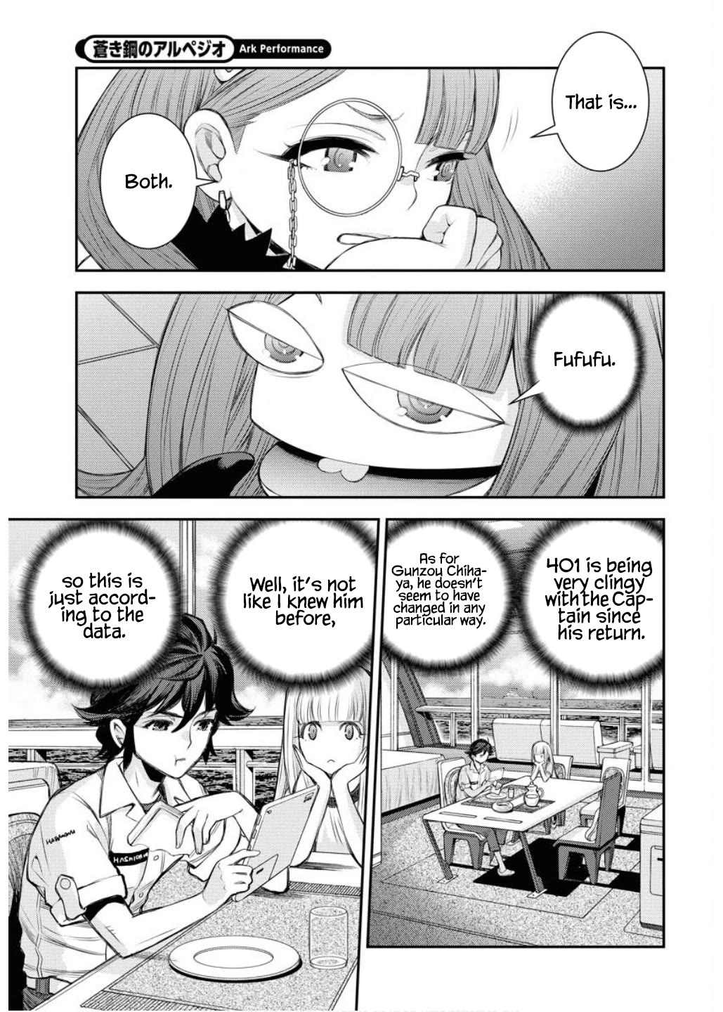 Aoki Hagane no Arpeggio Chapter 164 page 4 - Chapter 164