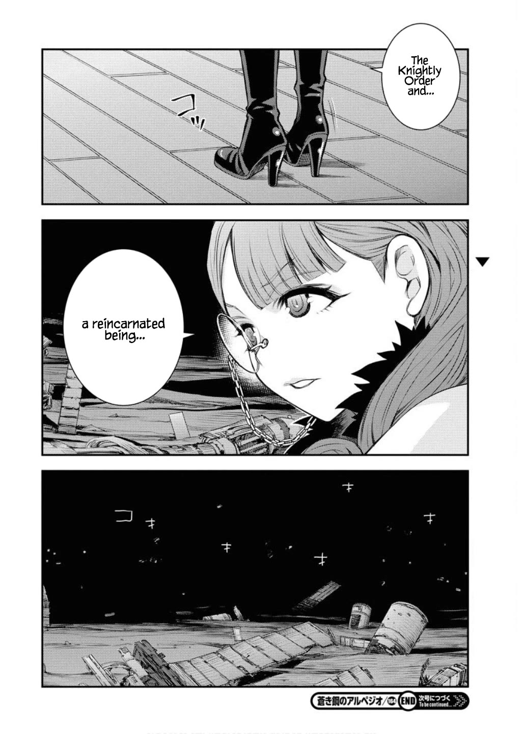 Aoki Hagane no Arpeggio Chapter 164 page 41 - Chapter 164