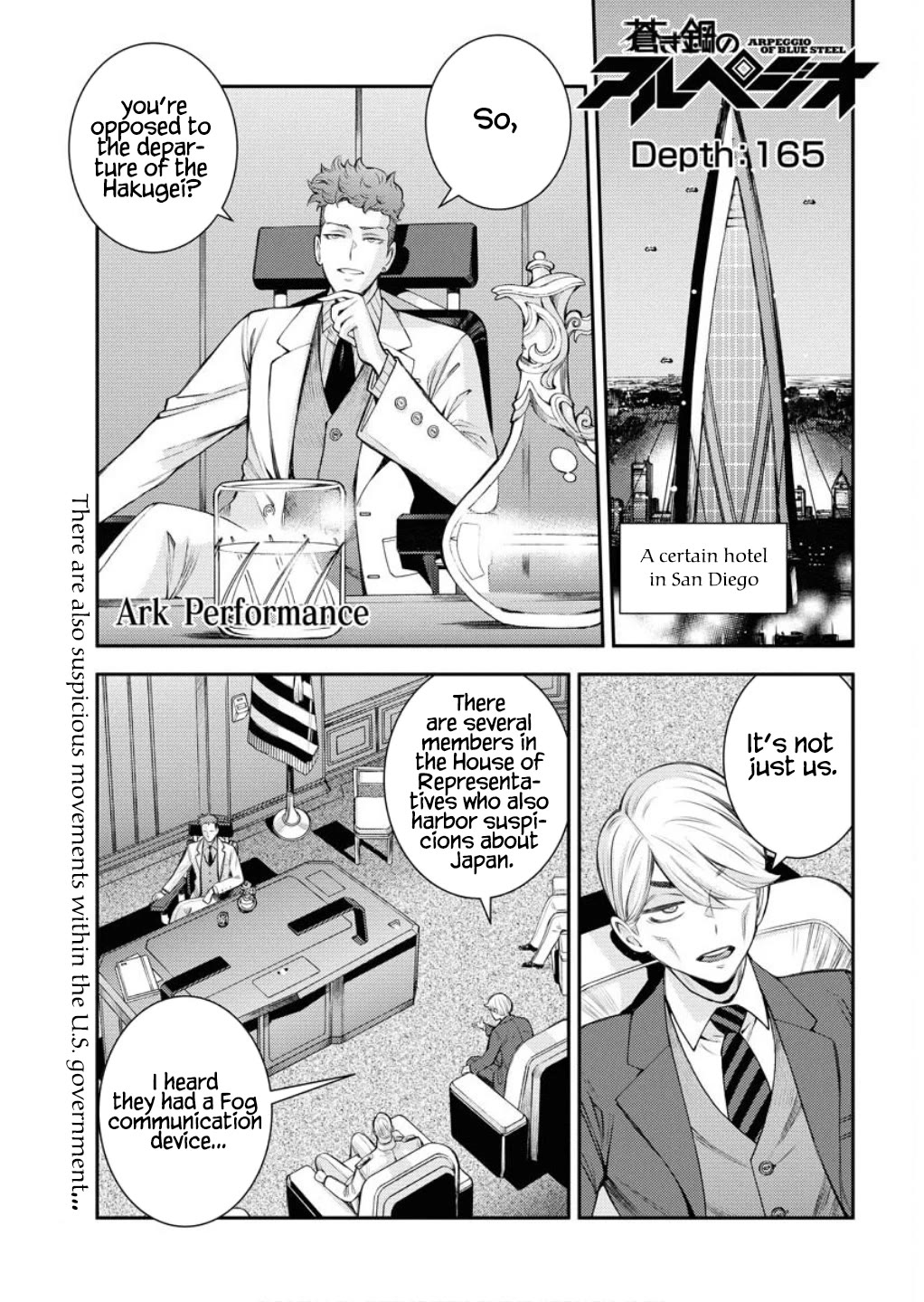 Aoki Hagane no Arpeggio Chapter 165 page 2 - Chapter 165