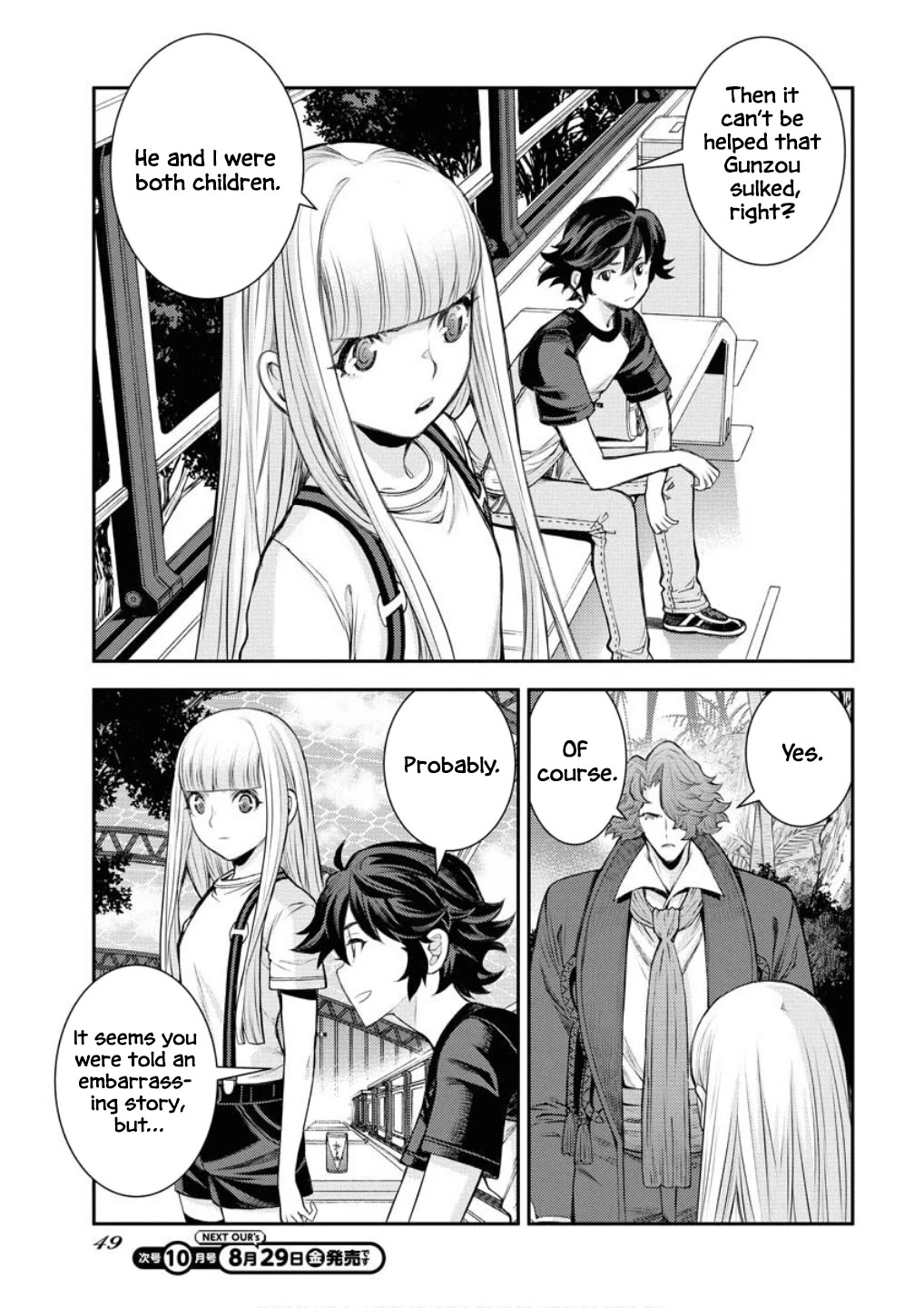 Aoki Hagane no Arpeggio Chapter 168 page 8 - Chapter 168