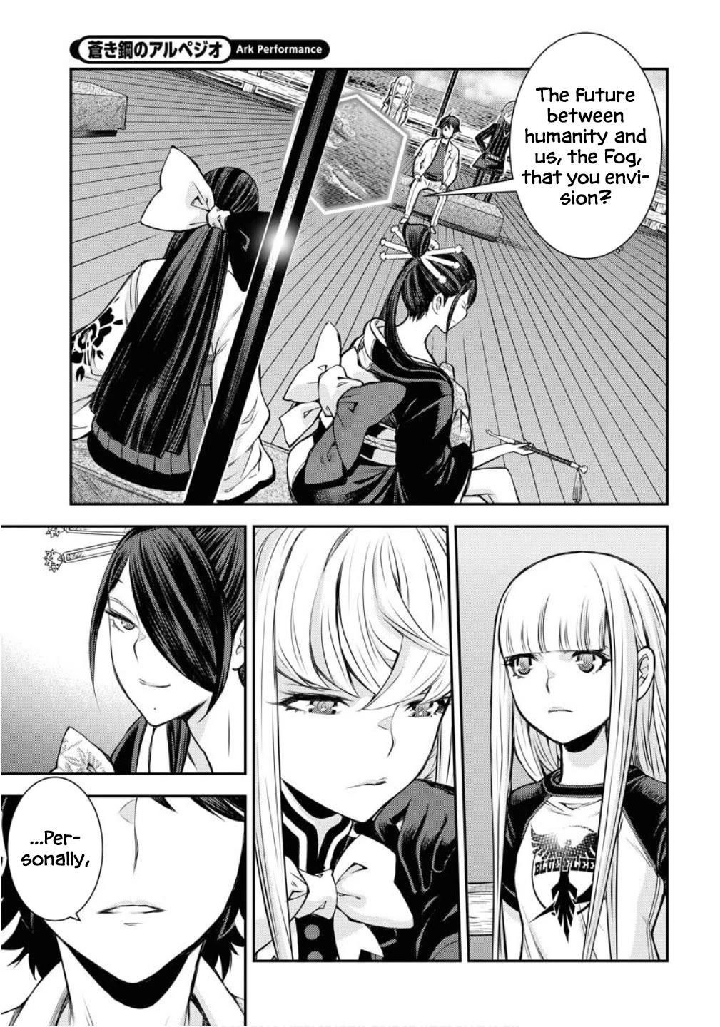 Aoki Hagane no Arpeggio Chapter 171 page 18 - Chapter 171