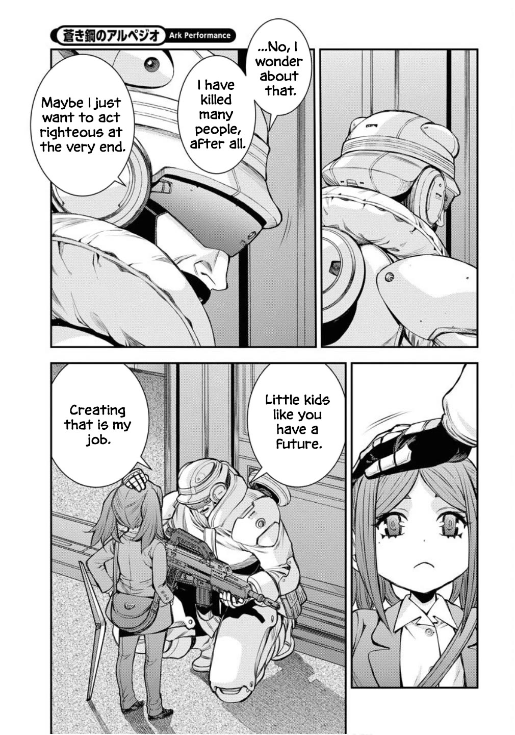 Aoki Hagane no Arpeggio Chapter 172 page 14 - Chapter 172