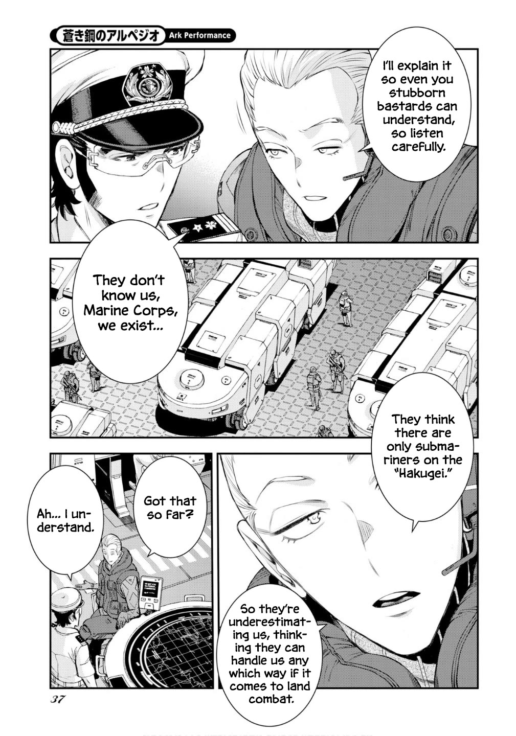 Aoki Hagane no Arpeggio Chapter 174 page 14 - Chapter 174