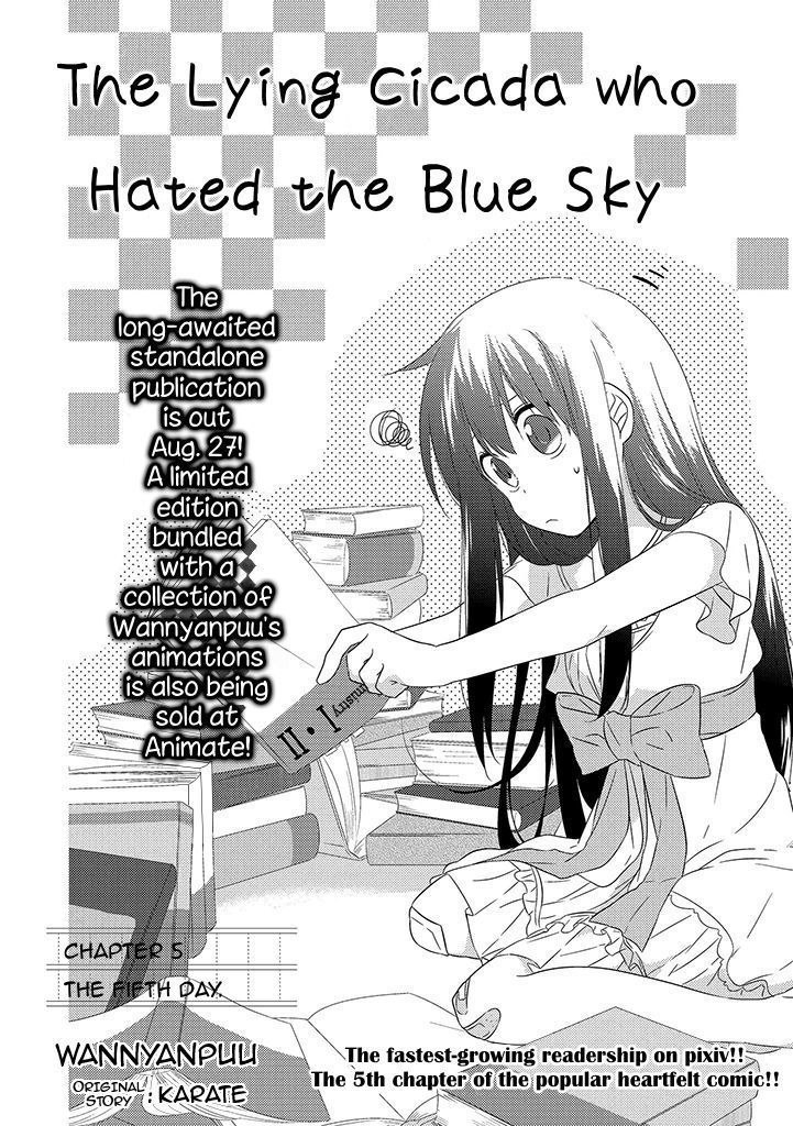 Aozora Kirai no Usotsuki Semiko Chapter 5 page 2 - Chapter 5 : The Fifth Day.