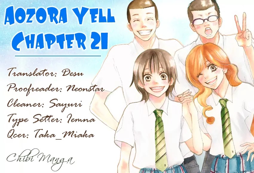 Aozora Yell Chapter 21 page 1 - Chapter 21