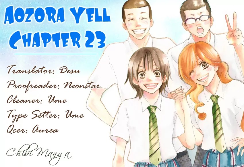 Aozora Yell Chapter 23 page 1 - Chapter 23
