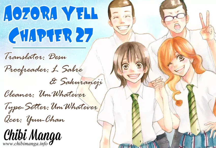 Aozora Yell Chapter 26 page 1 - Chapter 26