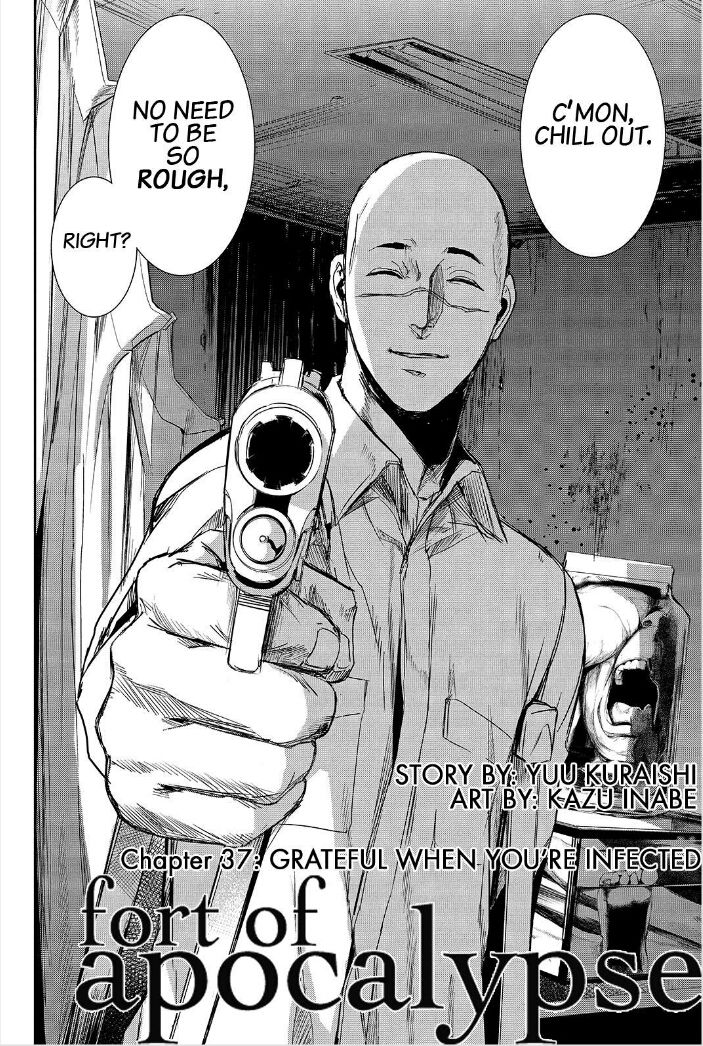 Apocalypse no Toride Chapter 37 page 4 - Chapter 37 : Grateful When You're Infected